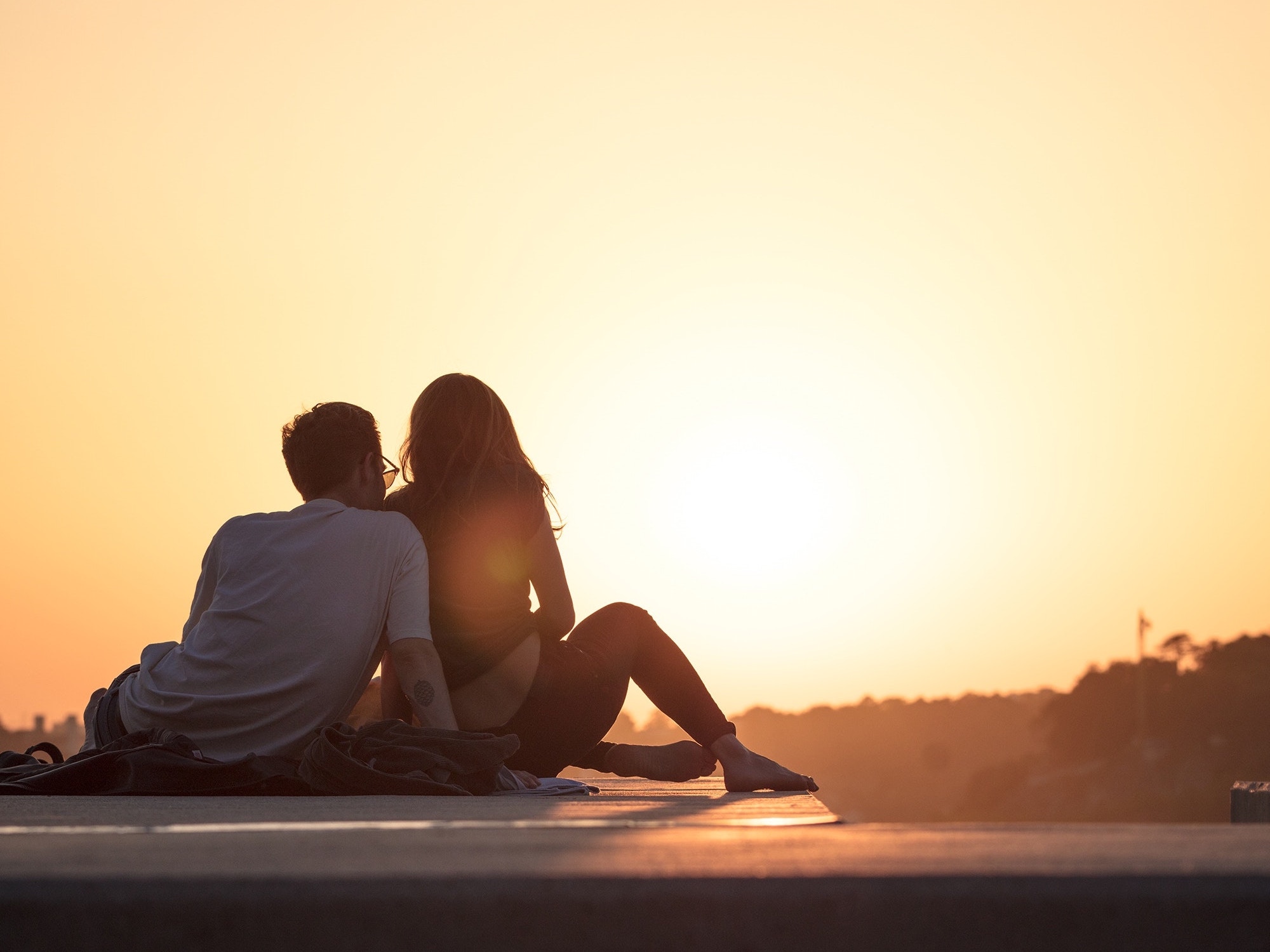 Couple sharing a moment